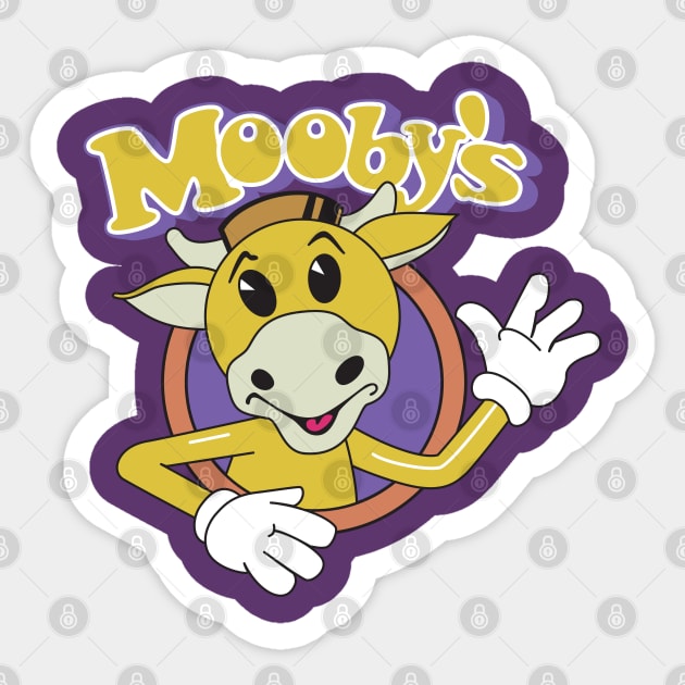 Mooby's Logo (clean) Sticker by DisturbedShifty